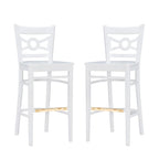 Talyn White Barstool (Set of 2)
