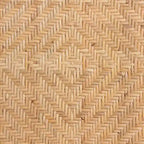 Adrena Modern Bohemian Natural Brown Rattan Stool