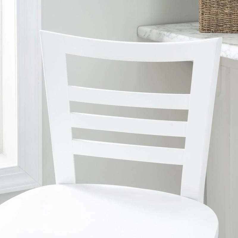 Heathcliff Rustic Solid Wood Barstool (Set of 2)