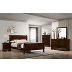 Lavina Transitional 2-piece 8-Drawer Solid Wood Dresser and Mirror Set by Furniture of America
