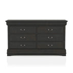Lavina Transitional 2-piece 8-Drawer Solid Wood Dresser and Mirror Set by Furniture of America