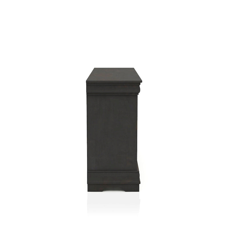Lavina Transitional 2-piece 8-Drawer Solid Wood Dresser and Mirror Set by Furniture of America