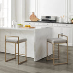 Crosley Harlowe 2Pc Counter Stool Set - 18.75d x 17.5W x 28h