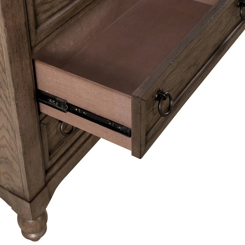 Americana Farmhouse Dusty Taupe 9 Drawer Dresser