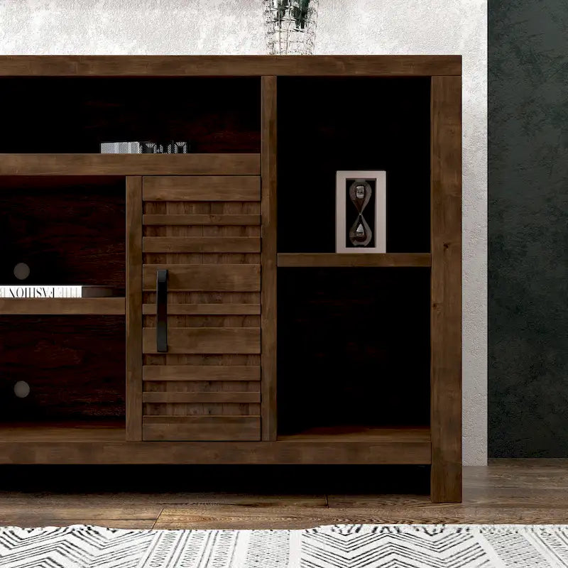 Bridgevine Home Sausalito 74 inch TV Stand Console for TVs up to 85 inches, No Assembly Required