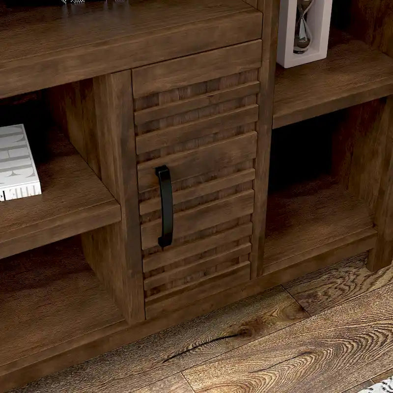 Bridgevine Home Sausalito 74 inch TV Stand Console for TVs up to 85 inches, No Assembly Required