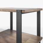 Priage by ZINUS 21 Brown Solid Wood Side Table