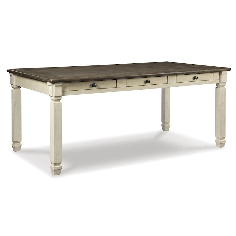 Signature Design by Ashley Bolanburg Antique White / Brown 7-Piece Dining Package