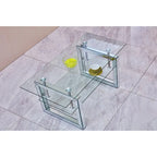 Transparent tempered glass coffee table, coffee table