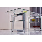 Transparent tempered glass coffee table, coffee table