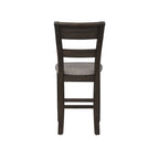 Double Bridge Dark Chestnut 6 Piece Gathering Table Set