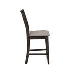 Double Bridge Dark Chestnut 6 Piece Gathering Table Set