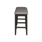 Double Bridge Dark Chestnut 6 Piece Gathering Table Set