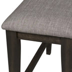 Double Bridge Dark Chestnut 6 Piece Gathering Table Set