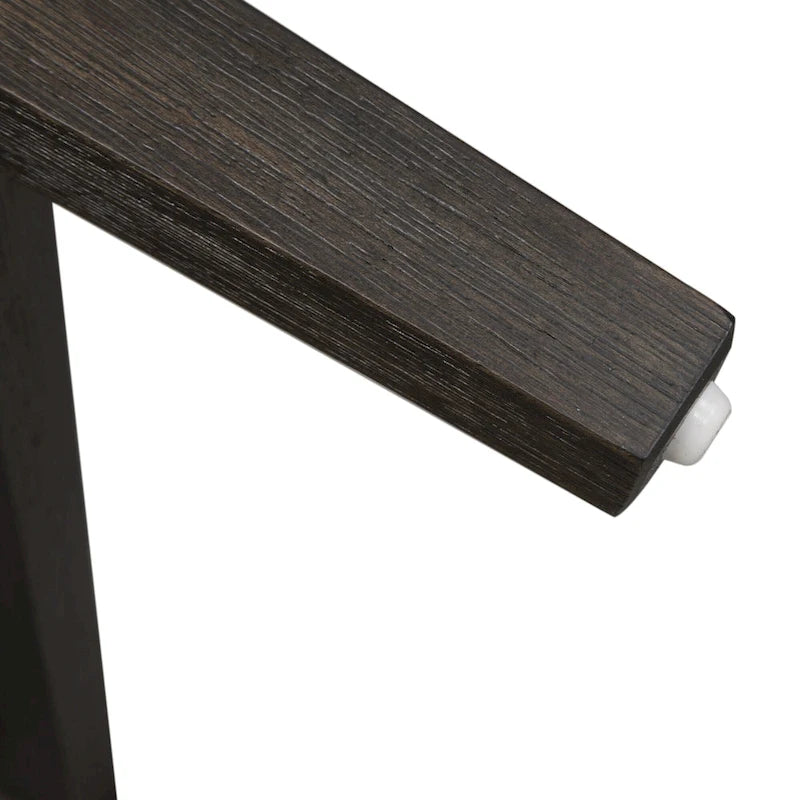 Double Bridge Dark Chestnut 6 Piece Gathering Table Set