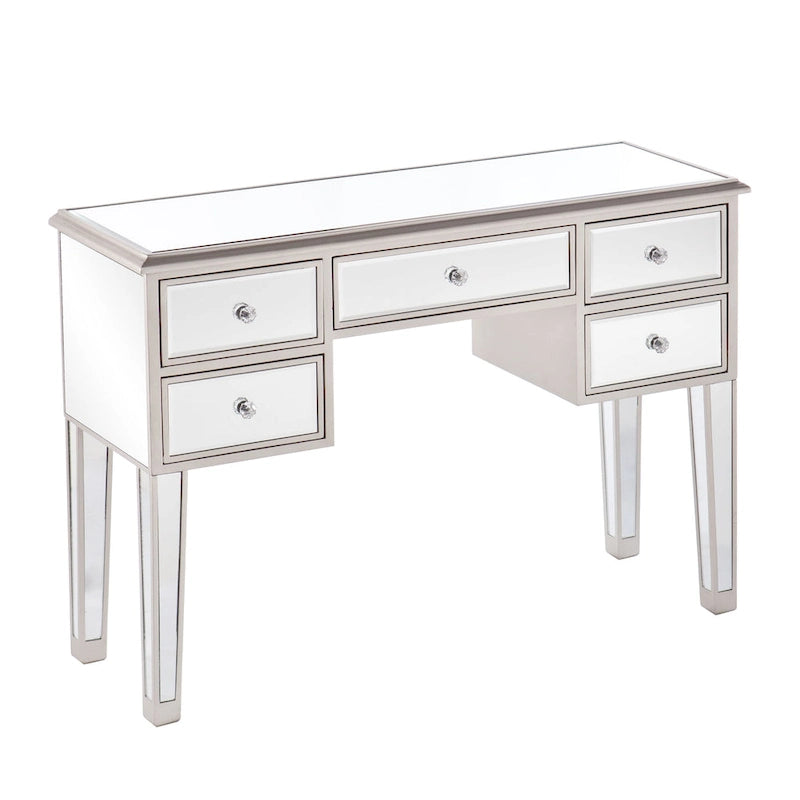 Modern Mirrored Glass Entryway Table