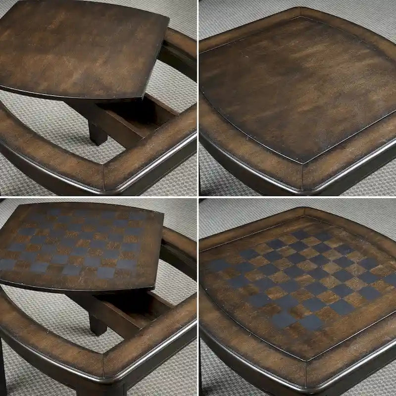 Side Table with Chessboard