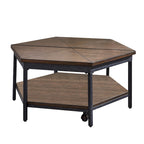 Steve Silver Upton Hexagon Lift Top Coffee Table