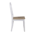 Lindsey Farm Weathered White & Sandstone 7 Piece Trestle Table Set