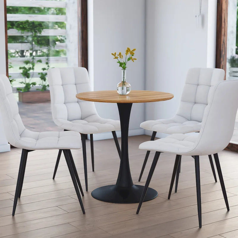 28 Round Bistro Table with Pedestal Base - N/A