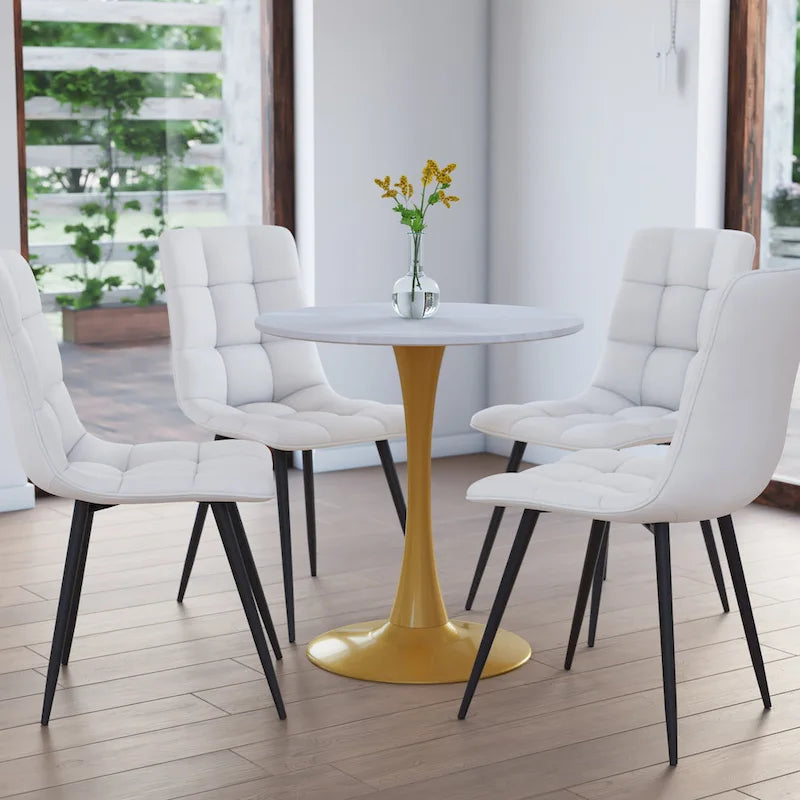 28 Round Bistro Table with Pedestal Base - N/A