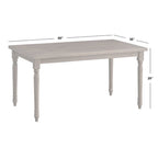 Simple Living Burntwood Dining Table - 29h x 60w x 36d