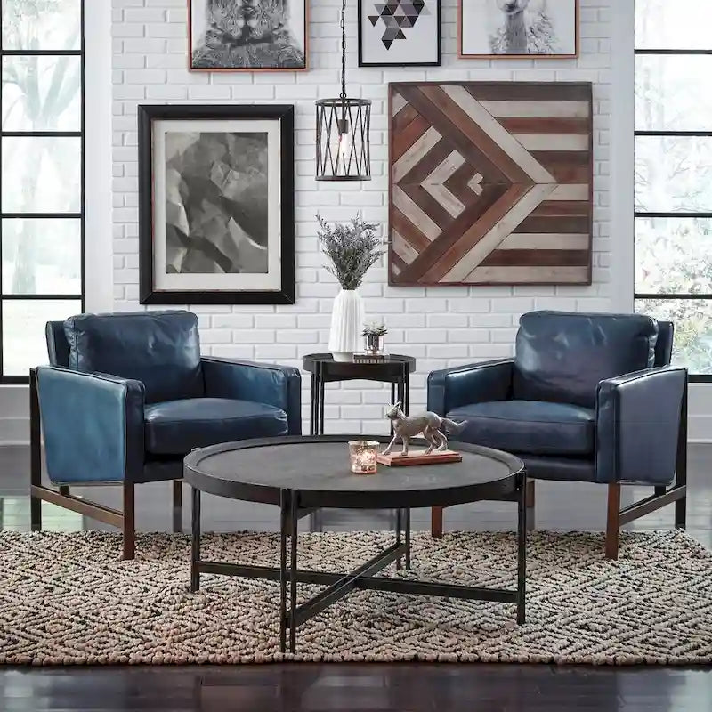 Classic Home Chad Leather Club Chair