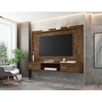 Liberty Mid Century Modern Wood 70.86 Floating Living Room Entertainment Furniture