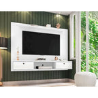 Liberty Mid Century Modern Wood 70.86 Floating Living Room Entertainment Furniture