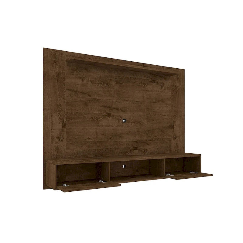 Liberty Mid Century Modern Wood 70.86 Floating Living Room Entertainment Furniture