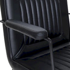 Carbon Loft Teigen Faux Leather Chair with Sled Base