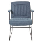 Carbon Loft Teigen Faux Leather Chair with Sled Base