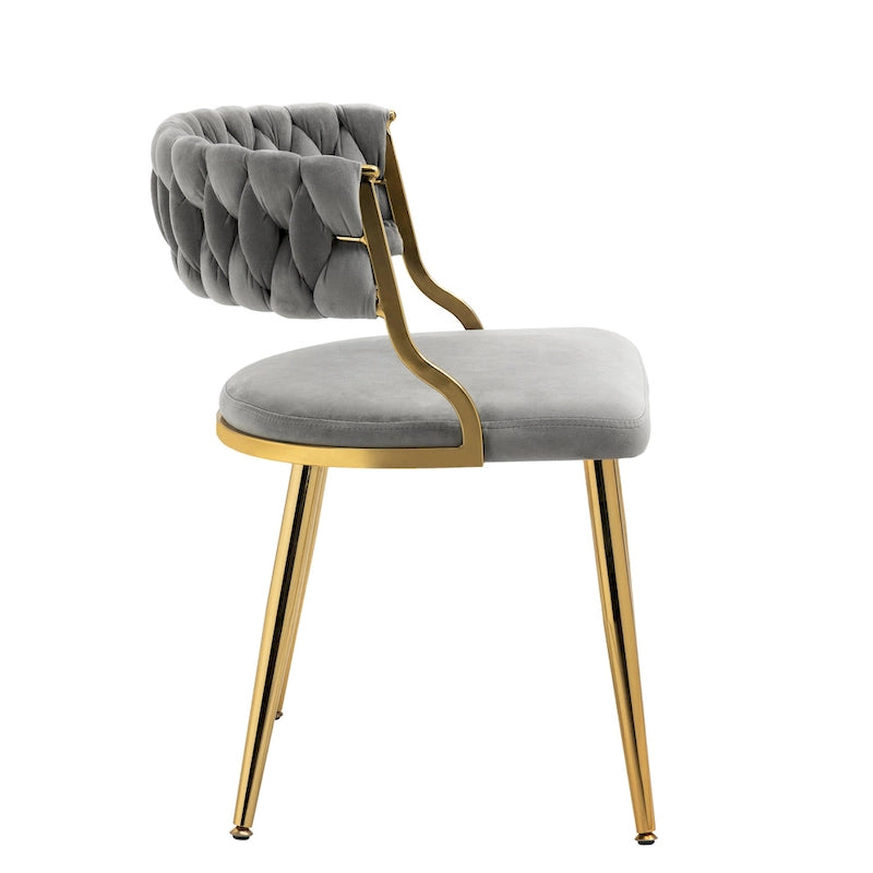 Modern Velvet Dining Chairs Set of 4