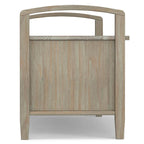 WYNDENHALL Norfolk Solid Wood 44-inch Wide Entryway Storage Bench - 44 Inches wide