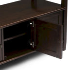 WYNDENHALL Norfolk Solid Wood 44-inch Wide Entryway Storage Bench - 44 Inches wide