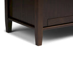 WYNDENHALL Norfolk Solid Wood 44-inch Wide Entryway Storage Bench - 44 Inches wide