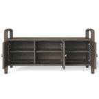 WYNDENHALL Norfolk Solid Wood 44-inch Wide Entryway Storage Bench - 44 Inches wide