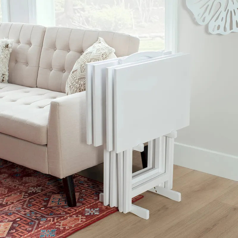 Gerard 4-piece Plank-style Tray Tables