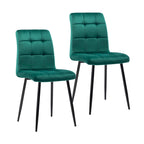 Porthos Home Pacie Velvet Dining Room Chairs (Set of 2)