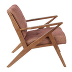 INK+IVY Rocket Upholstered Arm Chair with Angled Wood Frame