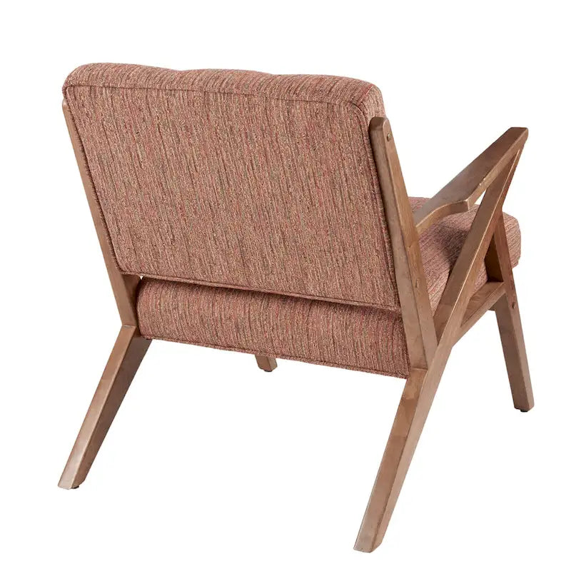 INK+IVY Rocket Upholstered Arm Chair with Angled Wood Frame
