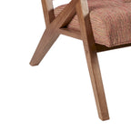 INK+IVY Rocket Upholstered Arm Chair with Angled Wood Frame