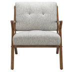 INK+IVY Rocket Upholstered Arm Chair with Angled Wood Frame