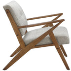 INK+IVY Rocket Upholstered Arm Chair with Angled Wood Frame