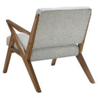 INK+IVY Rocket Upholstered Arm Chair with Angled Wood Frame