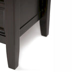 54-Inch Wide Solid Wood Transitional-Style Tv Stand — 54" W X 18.9" D X 31.9" H