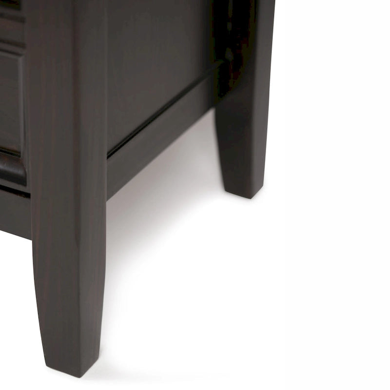 54-Inch Wide Solid Wood Transitional-Style Tv Stand — 54" W X 18.9" D X 31.9" H
