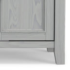 54-Inch Wide Solid Wood Transitional-Style Tv Stand — 54" W X 18.9" D X 31.9" H