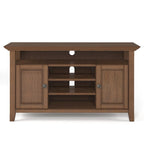 54-Inch Wide Solid Wood Transitional-Style Tv Stand — 54" W X 18.9" D X 31.9" H