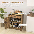 Sideboard Buffet CabinetKitchen Storage Cabinet - 15.75D x 26.75W x 33.5H